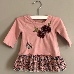 Mimi and Maggie flower dress 3-6 months